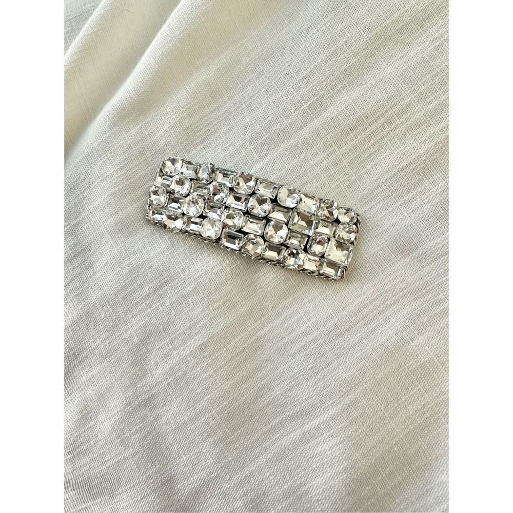 Sparkly rhinestone holiday hair clip